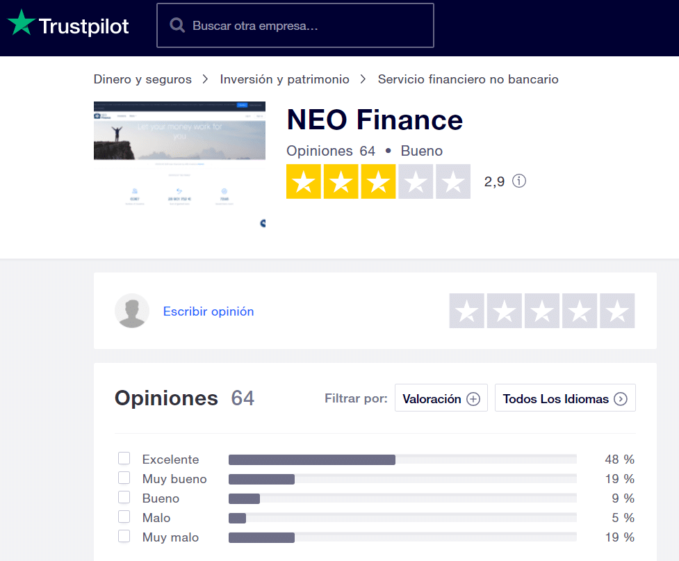 opiniones neofinance